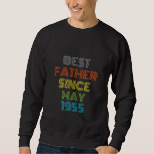 Sudadera El mejor padre desde mayo de 1955 Guay Present