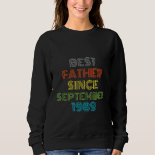 Sudadera El mejor padre desde septiembre de 1989 Guay Prese