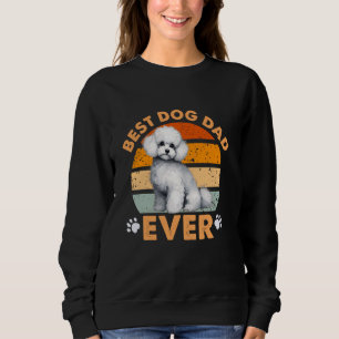 Sudadera El mejor padre maltés de caniche que nunca ha sido