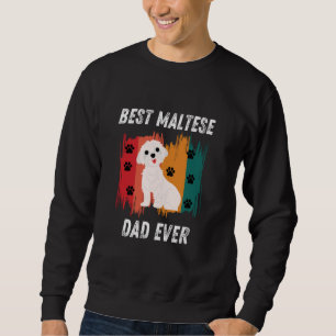 Sudadera El mejor padre maltés de todos los tiempos diverti
