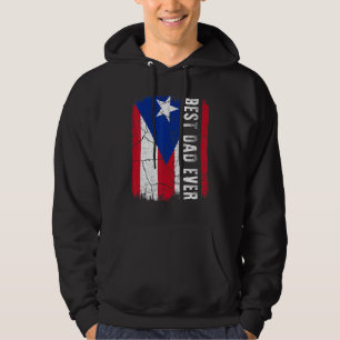 Sudadera El mejor padre puertorriqueño de Puerto Rico papi
