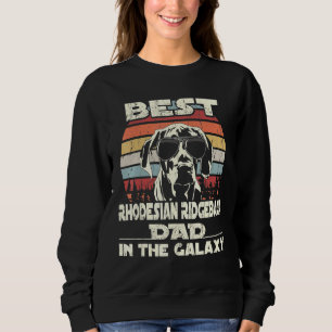 Sudadera El Mejor Padre Ridgeback Rhodesiano En La Galaxia