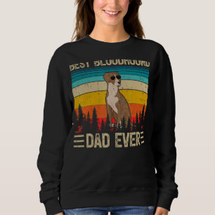 Sudadera El mejor padre sangriento del retro masculino