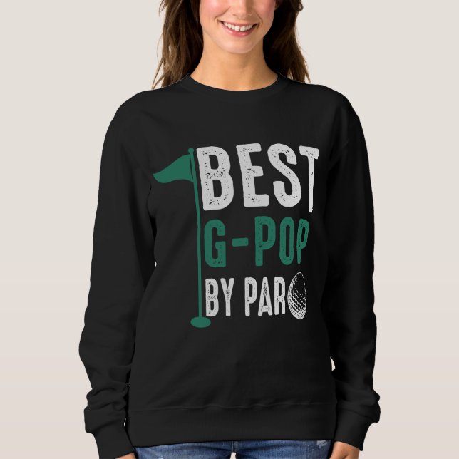 Sudadera El mejor padrino por el día del padre Par Golf Gif (Anverso)