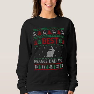 Sudadera El Mejor Papá Beagle del Grupo de Hombres Beagle D