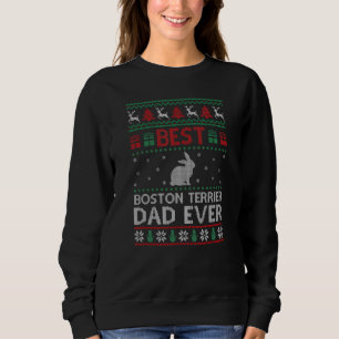 Sudadera El Mejor Papá Boston Terrier de Hombre Grupo de Co