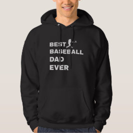 Sudadera El Mejor Papá de Béisbol del Mundo