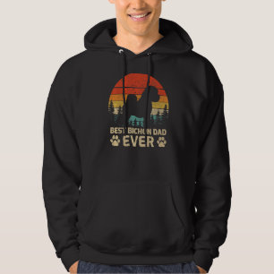 Sudadera El mejor papa de Bichon del padre de los hombres r