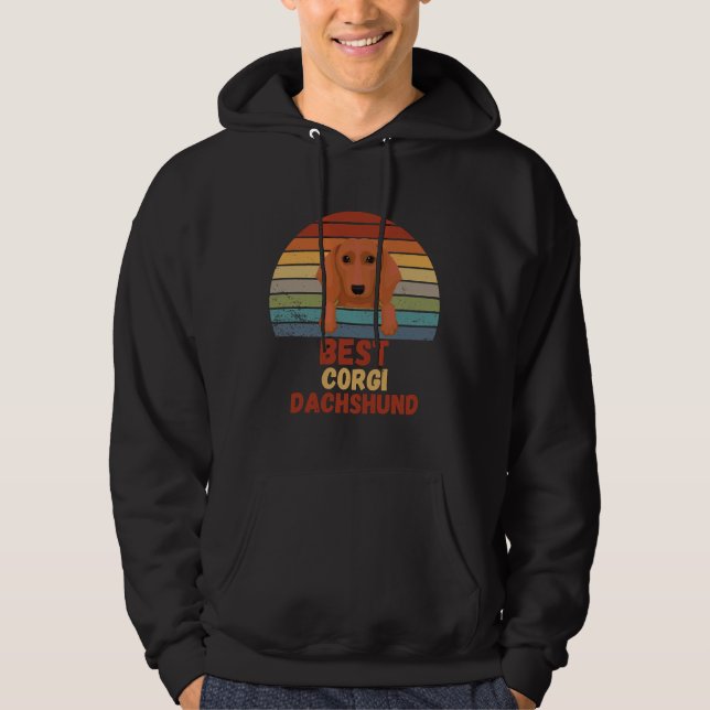 Sudadera El mejor papá de Dachshund (Anverso)