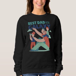 Sudadera El mejor papá de los hombres en la galaxia