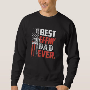 Sudadera El mejor papá de los hombres, papá, derechos de ar