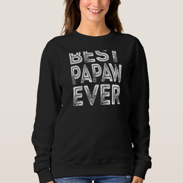 Sudadera El mejor papa de papa del abuelo (Anverso)
