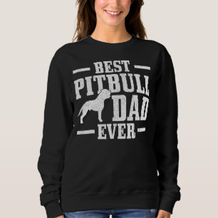 Sudadera El mejor papá de Pitbull, el propietario de un per