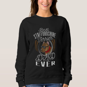 Sudadera El mejor papá de Staffordshire jamás Orgullo padre
