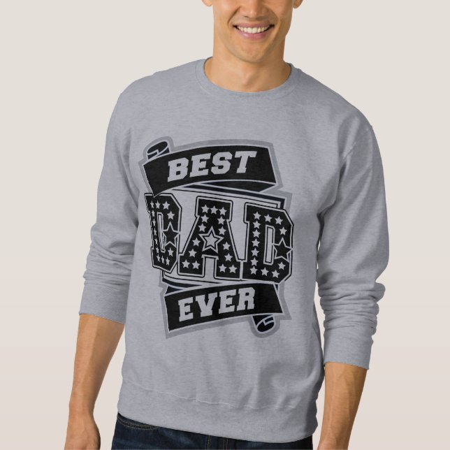 Sudadera El mejor papá de todas las estrellas SuperDad (Anverso)
