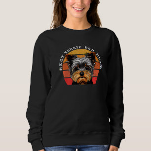 Sudadera El mejor papá de Yorkie adorable vintage Yorkshire