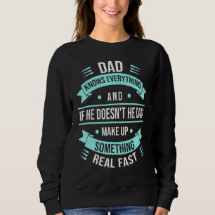 Sudadera El mejor papá del día del padre con la bandera est