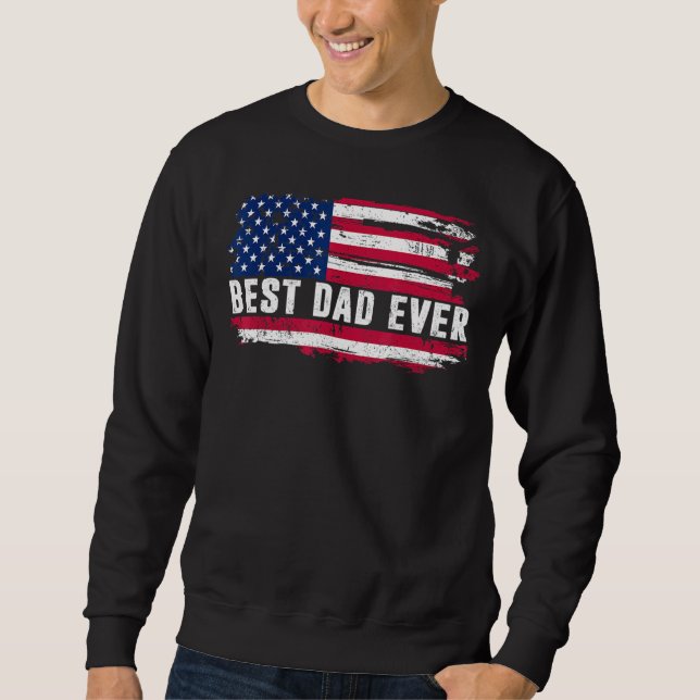 Sudadera El mejor papá del día del padre de los hombres con (Anverso)