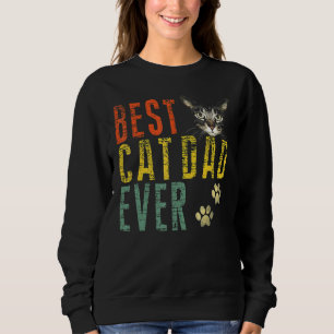 Sudadera El mejor papá del gato jamás padre del gato