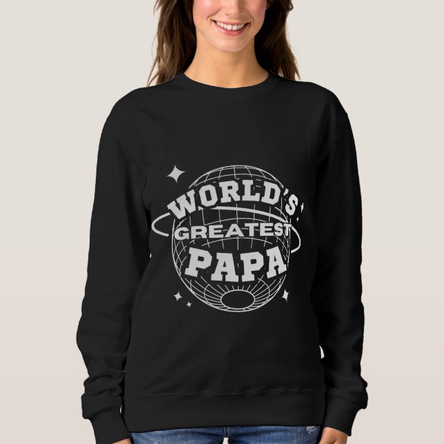 Sudadera El mejor papá del mundo (Anverso)