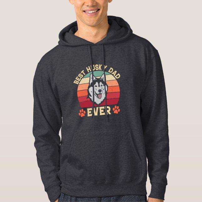 Sudadera El mejor papá husmear siempre papá del perro del p (Anverso)