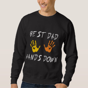 Sudadera El mejor papá impone la camiseta