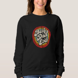 Sudadera El mejor papá jamás cosechó el retro padre de los