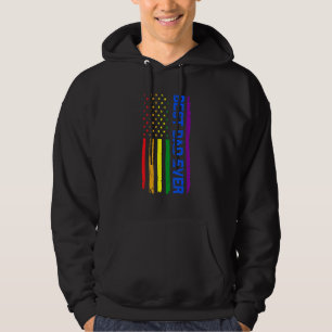 Sudadera El mejor papá jamás Lgbt Bandera Americana Padres