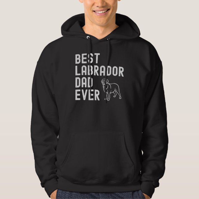 Sudadera El mejor papa labrador de la historia 167 (Anverso)