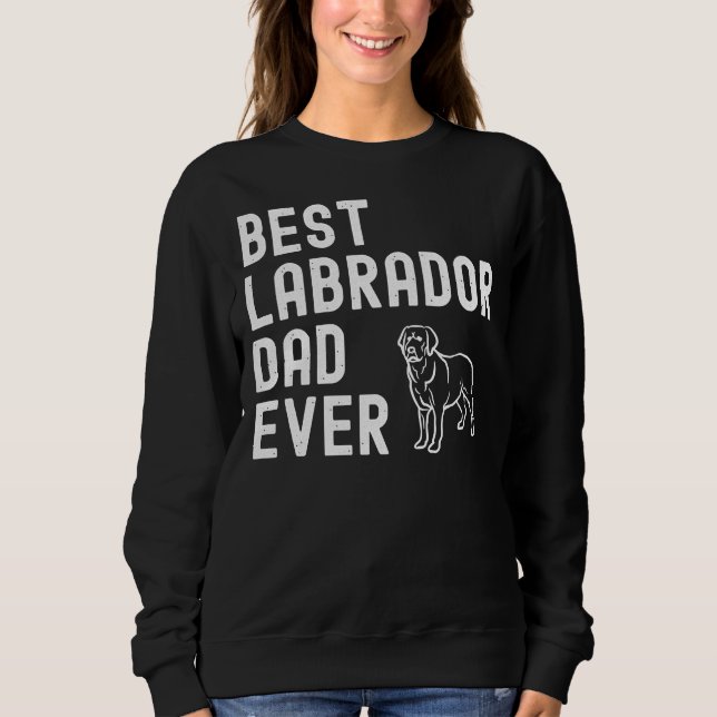 Sudadera El mejor papa labrador de la historia 167 (Anverso)