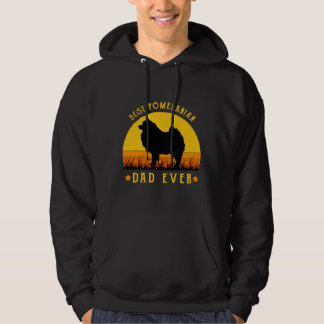Sudadera El mejor papa panomeránico de Labrad gráfico