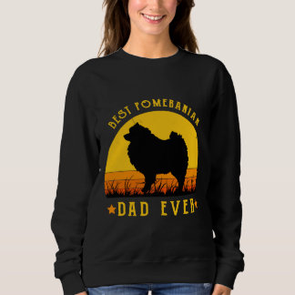 Sudadera El mejor papa panomeránico de Labrad gráfico