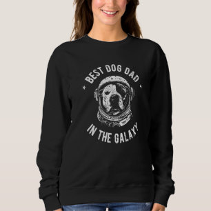 Sudadera El mejor papá perro Pitbull de la galaxia - Pitbul