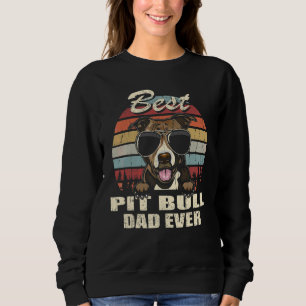 Sudadera El Mejor Papá Pit Bull del Mundo Día del Padre Per
