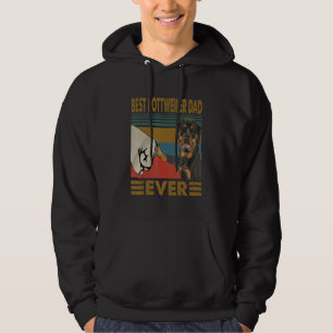 Sudadera El Mejor Papá Rottweiler Vintage de Todos los Tiem