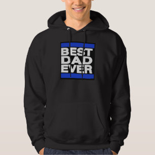 Sudadera El mejor papá siempre azul