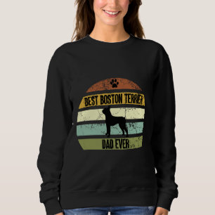 Sudadera El mejor papá terrible de Boston jamás largo