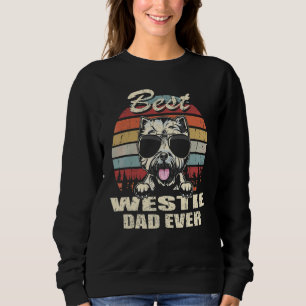 Sudadera El Mejor Papá Westie de Hombre Día del Padre Cool