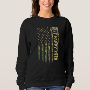 Sudadera El mejor Pappy de hombre jamás Bandera Americana C