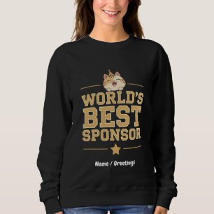 Sudadera El mejor patrocinador del mundo de los voluntarios