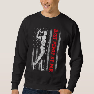 Sudadera El Mejor Pepop Del Día Del Padres Por Bandera Nort