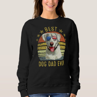 Sudadera El mejor perro de labrador que ha recuperado a pap