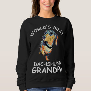 Sudadera El mejor perro del abuelo de Dachshund
