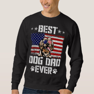 Sudadera El mejor perro del mundo es Shih Tzu Bandera estad