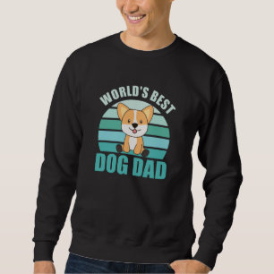 Sudadera El mejor perro del mundo papá dulce perro Corgi Do