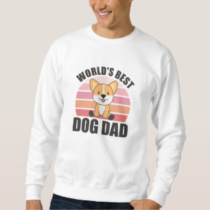 Sudadera El mejor perro del mundo papá dulce perro Corgi Do