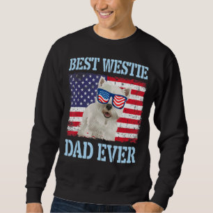Sudadera El mejor perro occidental papá feliz del día del p