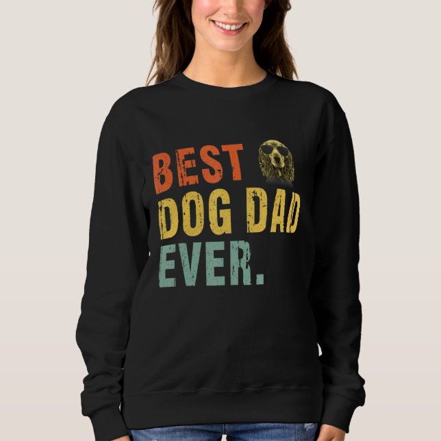 Sudadera El mejor perro viejo de la época Cocker Spaniel (Anverso)