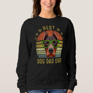 Sudadera El mejor perro vintage de Doberman Pinscher