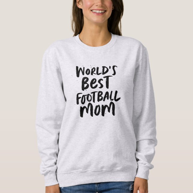 Sudadera El mejor personalizado de equipo de fútbol de la m (Anverso)